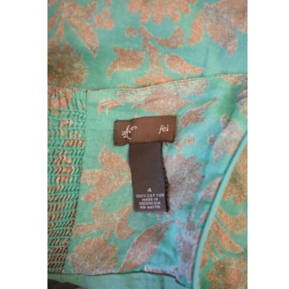 Fei by Anthropologie Green Halter Top Size 4 - Picture 5 of 5